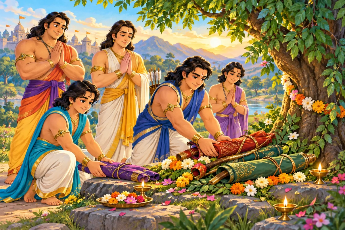 शस्त्रपूजेची गोष्ट