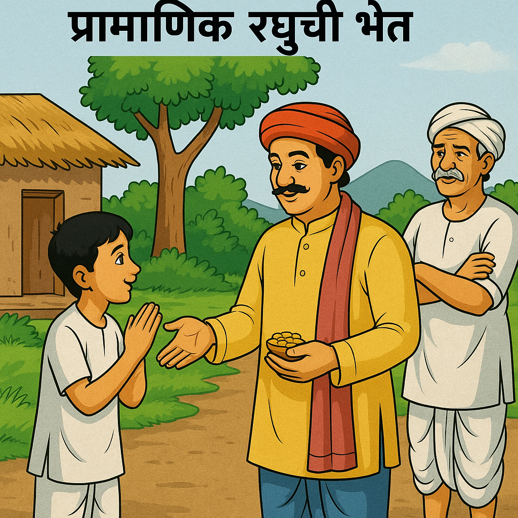 प्रामाणिक रघूची भेट