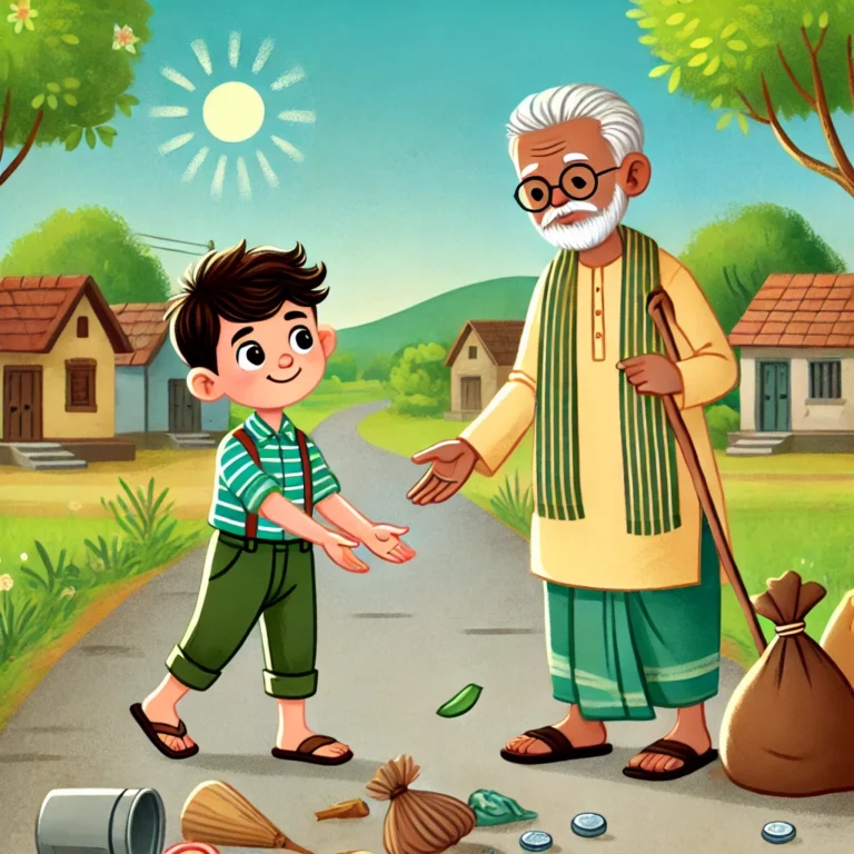 लहानसा मोरू आणि त्याची हुशारी