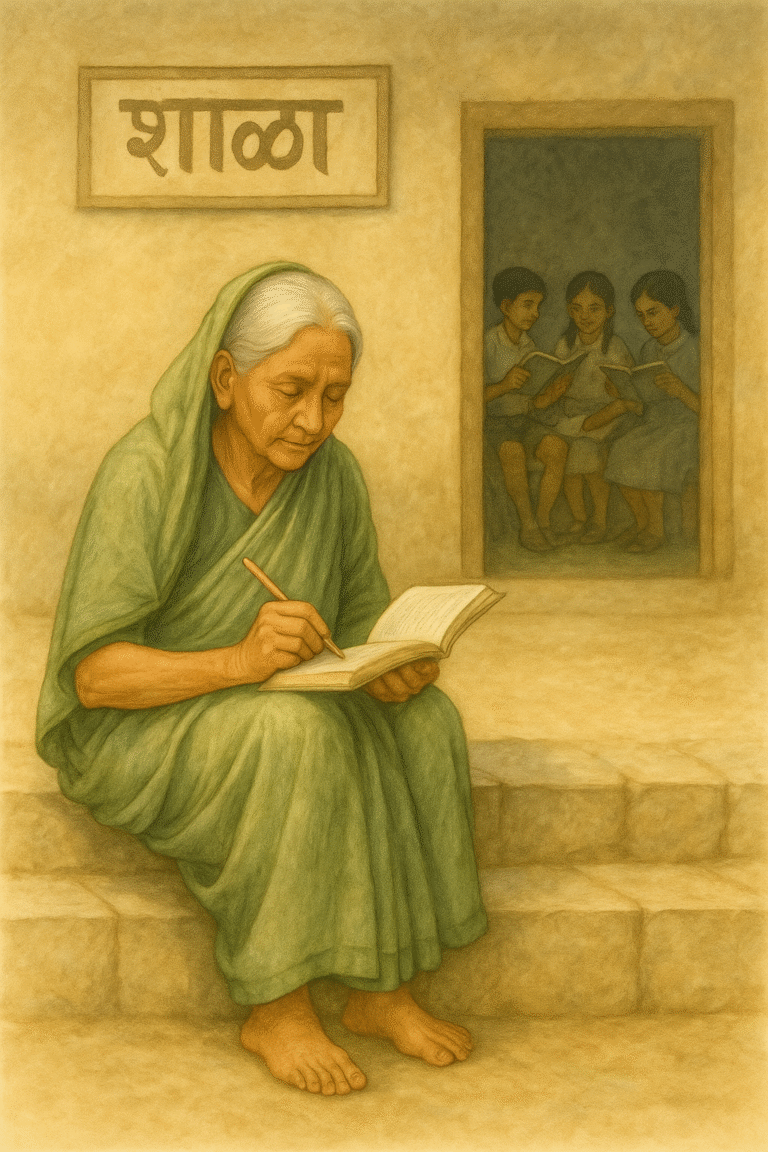 “शाळेची पायरी”