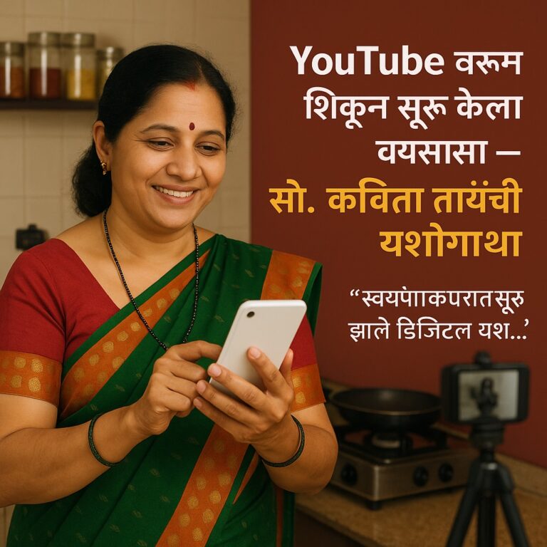 – सौ. कविता ताईंची यशोगाथा